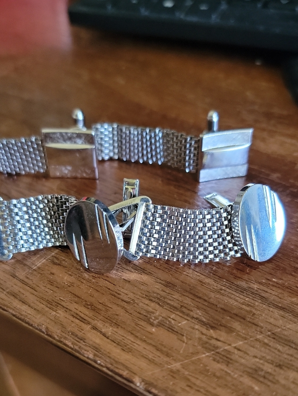 Set Of Two Chain Cufflinks